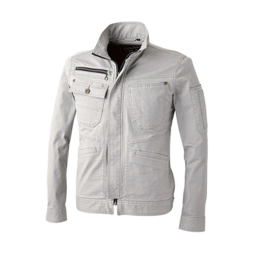 長袖ジャケット アッシュ 灰6L #80