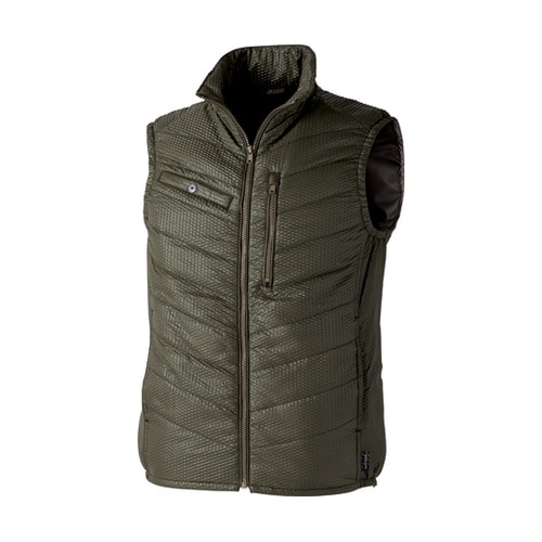 エンボスベスト D オリーブ LL #8