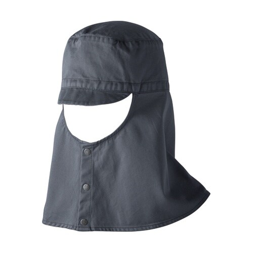 溶接帽子ショート 灰 #770007−0