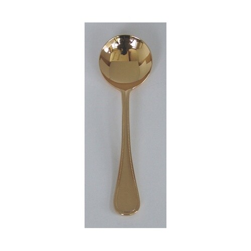 フレンチアクセント金仕上 ブイヨンスプー