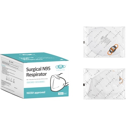 折り畳み式医療用N95マスク 25枚×3