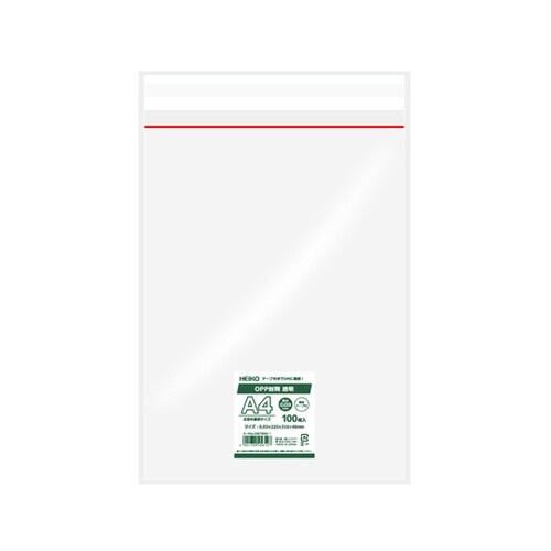 OPP封筒 A4 透明 開封テープ付 1