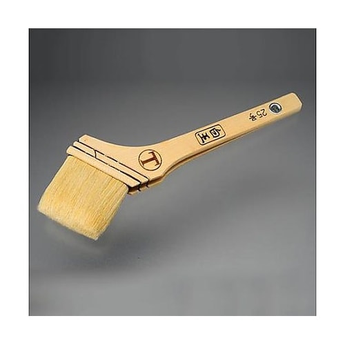 70mm 合成樹脂塗料用刷毛(山羊毛/筋