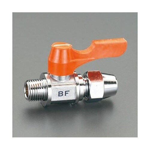 R 1/4”x 6.0mm ボールバルブ