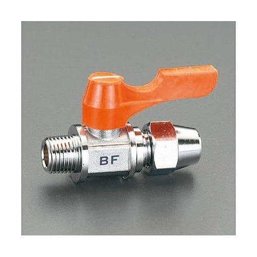 R 1/4”x 8.0mm ボールバルブ