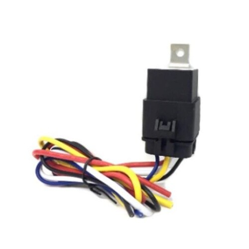 DC12V/20A/5極 防水リレーソケ