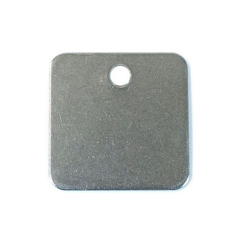 51x51mm タグブランク(ステンレス