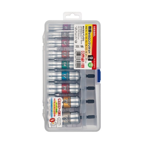 セミロングソケット 9本組 SL209P