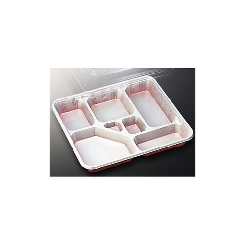 仕出弁当 DX仕切 R−6−N 透明蓋付