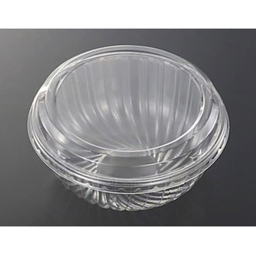 麺・スープ容器 クリアボウル 中 透明蓋