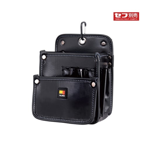 着脱式腰袋 電工2段大 ツインフック S