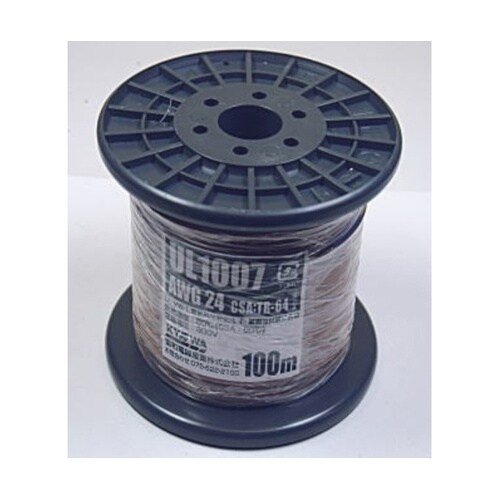 UL1007 耐熱ビニル絶縁電線 茶 1