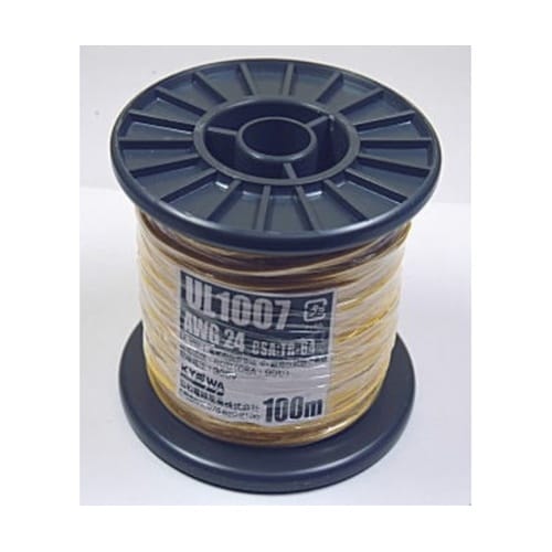 UL1007 耐熱ビニル絶縁電線 黄 1