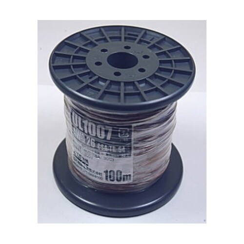 UL1007 耐熱ビニル絶縁電線 茶 1