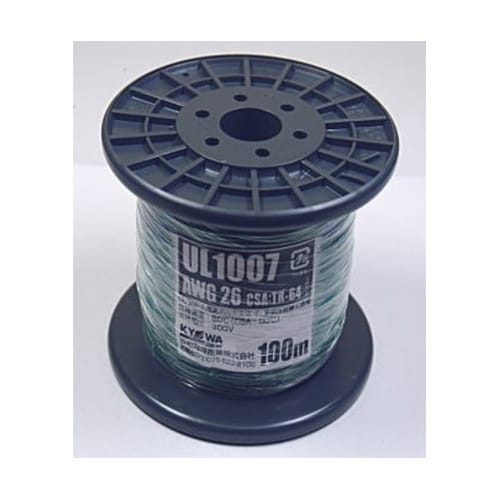 UL1007 耐熱ビニル絶縁電線 緑 1