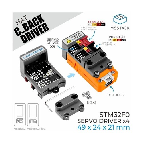 M5StickC用 STM32F0 サー