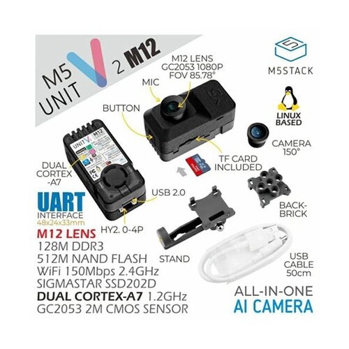 M5Stack UnitV2 M12版(