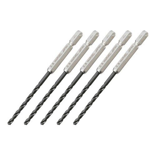 6角軸鉄工用ドリル 3.5mm×5本組セ
