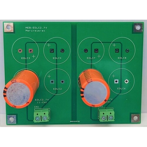 EDLC2.7V搭載 4ch2回路基板