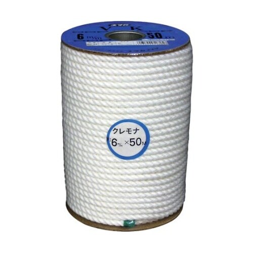 ビニロンロープ ボビン巻 6mm×50m