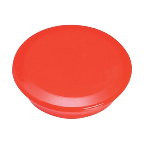 マグネットタック丸型50mm赤10個入