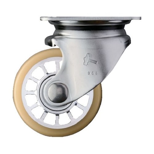 SUS 低床式重荷重用 自在 ウレタンB