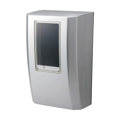 電力メーターボックス L型 プラチナシル