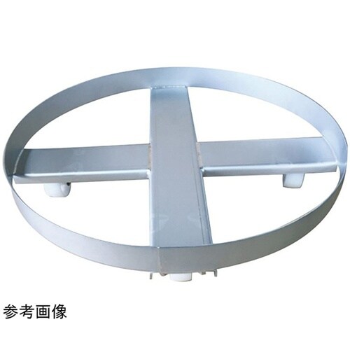 18−8大型タンク運搬用台車(ナイロン車