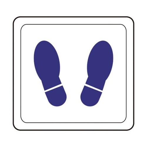 ベルデビバフロアステッカー(屋内推奨)路