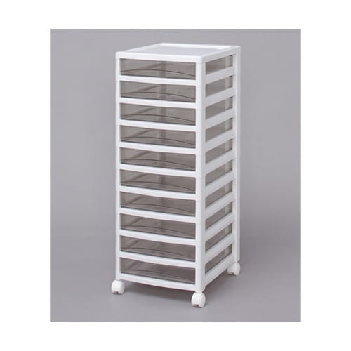 スーパークリアチェスト ホワイト/クリア