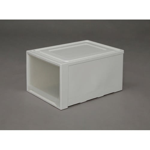 ロングチェスト ホワイト/クリア 内寸: