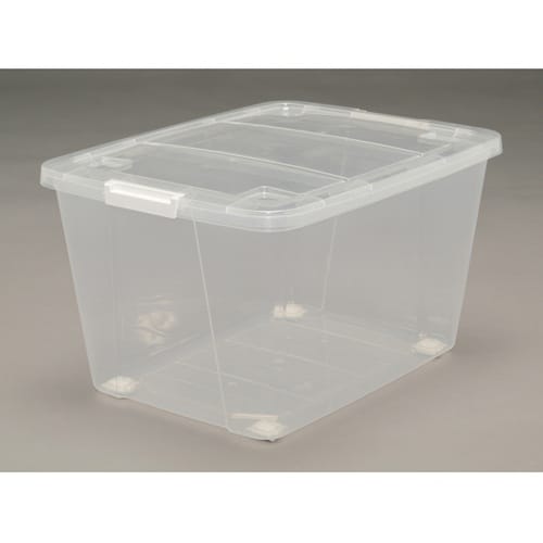 クローゼットキャリー クリア/ホワイト