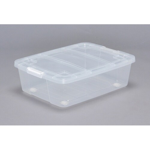 クローゼットキャリー クリア/ホワイト