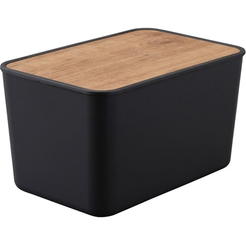 ナチュラルウッドボックス ダークグレー