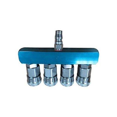 4連 エアーカップリング(ワンプッシュ型