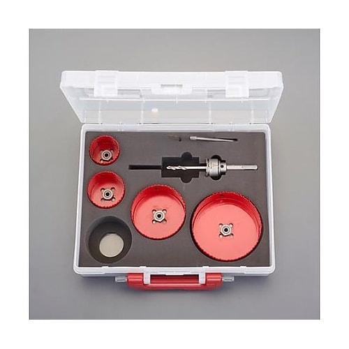 4本組 バイメタルホールソーセット(プラ