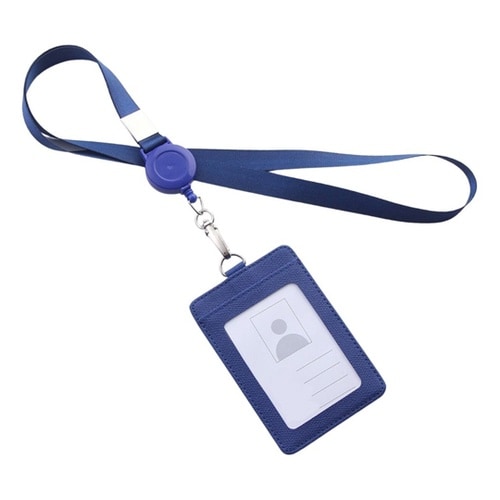 リール式平紐ネックストラップ 名刺・ID