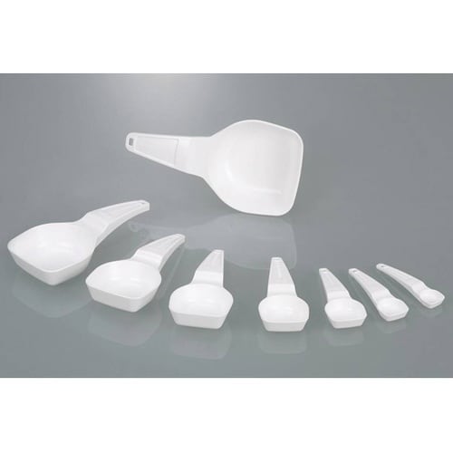 PS ディスポ秤量スコップ8個セット 白