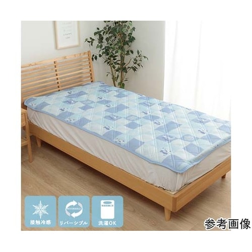 冷感敷きパッド 猫柄 ダブル 約140×