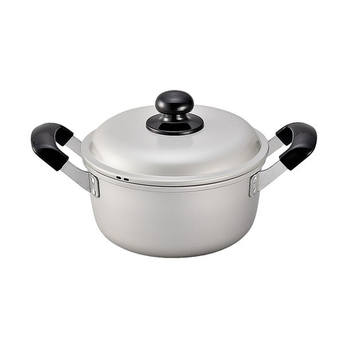 アルマイト シルビー 両手鍋 18cm