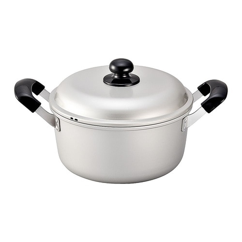 アルマイト シルビー 両手鍋 22cm