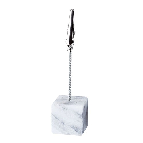 マーブル カードホルダー スクエア ホワ