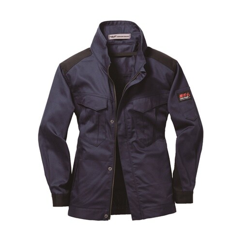 YZ5361 防炎長袖ブルゾン ネイビー