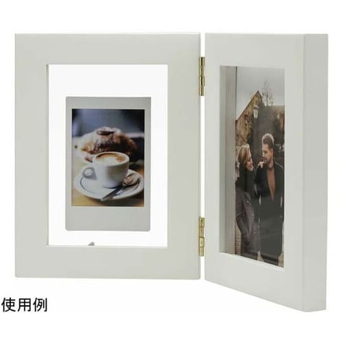 写真立て レクエル Duo L ホワイト