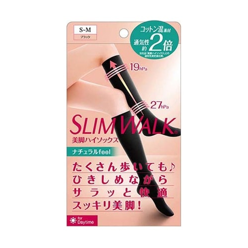 スリムウォーク 美脚ハイソックス ナチュ
