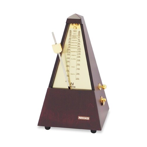 メトロノーム 木製 ゴールド 104