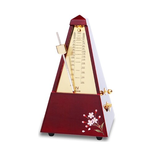 玉虫塗メトロノーム 桜 ゴールド 124