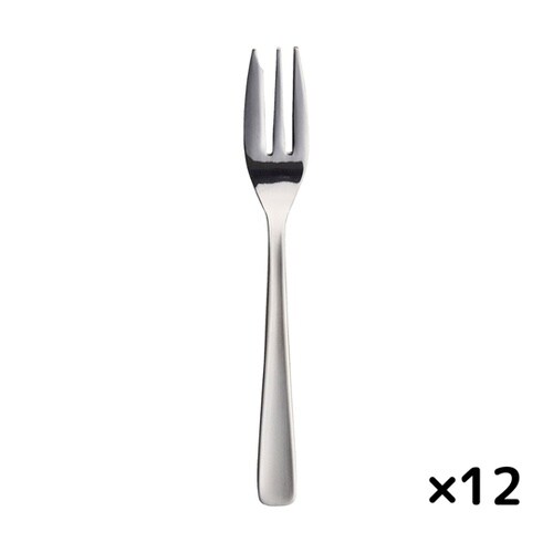 18−0ライラック ケーキフォーク ステ