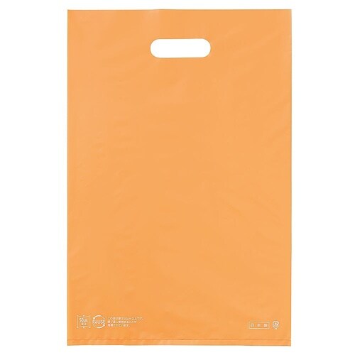ポリ袋ハード型 オレンジ 25×40cm