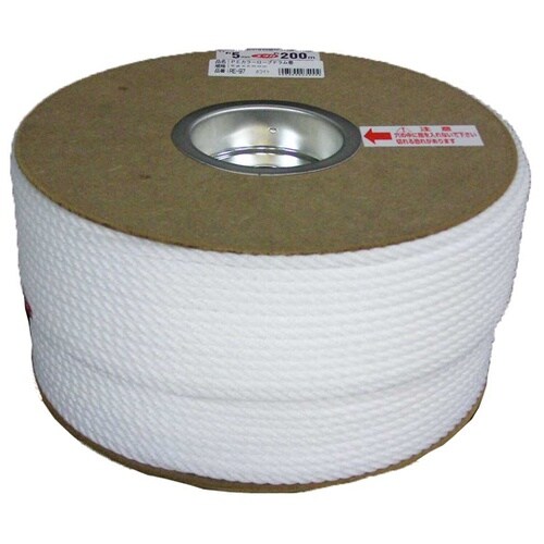 PEカラーロープドラム ホワイト 5mm